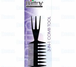 Brittny 3-Side Tool Small Bone Comb