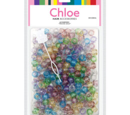 Chloe Round Beads Glitter Crystal Assorted 200pcs