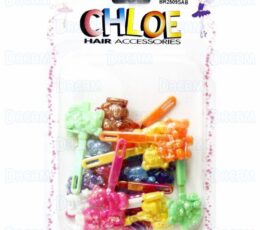 CHLOE BARRETTE #09 TWIN BEAR 16PC SAB