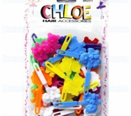 CHLOE BARRETTE #11 SINGLE BEAR 32PC ASSORTED