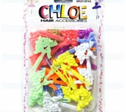 CHLOE BARRETTE #15 BOUQUET 24PC PASTEL