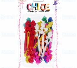 CHLOE BARRETTE #17 ROSEBUD 28PC