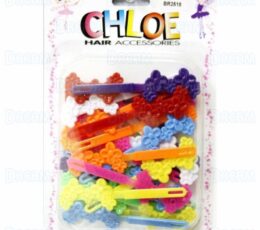 CHLOE BARRETTE #18 5 FLOWERS 24PC ASSORTED