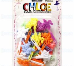CHLOE BARRETTE #22 WOOD PECKER 28PC PASTEL