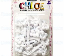 CHLOE BARRETTE #23 CHERRY 32PC White