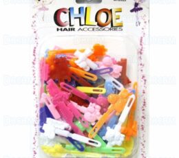 CHLOE BARRETTE #25 MINI ANIMAL 60PC ASSORTED
