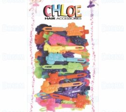 CHLOE BARRETTE #25 MINI ANIMAL 60PC OPAQUE