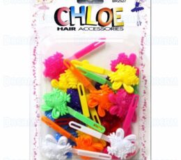 CHLOE BARRETTE #27 HEART BUTTERFLY 2 ASSORTED