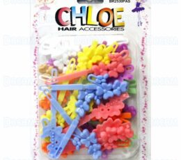 CHLOE BARRETTE #30 CLOVERS 28PC PASTEL