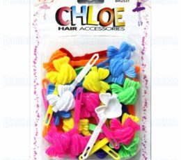 CHLOE BARRETTE #31 ROPE-TIED HEART28 ASSORTED