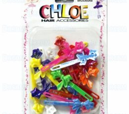 CHLOE BARRETTE #36 SKINNY RIBBON 20P SAB