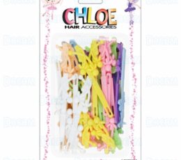 CHLOE BARRETTE #38 TWO STAMENS PASTEL
