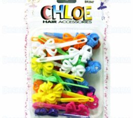 CHLOE BARRETTE #47 ELEGANT RIBBON24P ASSORTED