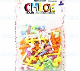 CHLOE BARRETTE #48 CHUBBY RIBN(S)60P PASTEL