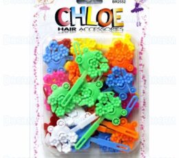 CHLOE BARRETTE #52 FLOWER WAGON 28PC ASSORTED
