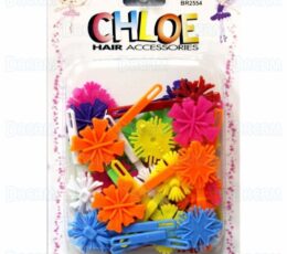 CHLOE BARRETTE #54 SNOWFLAKE 28PC ASSORTED