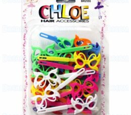 CHLOE BARRETTE #55 BTR FLY MASK24PC ASSORTED