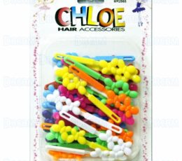CHLOE BARRETTE #65 TWIN BUTTERFLY32P ASSORTED