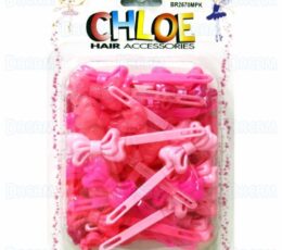 CHLOE BARRETTE #70 CREAMY RIBBON 32P Pink MIX