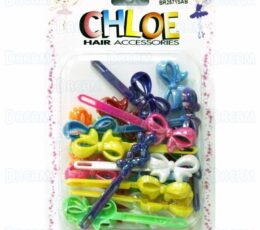 CHLOE BARRETTE #71 S-TAIL RIBBON 32P SAB