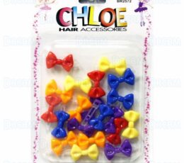 CHLOE BARRETTE #72 2PC RIB MINI ASSORTED