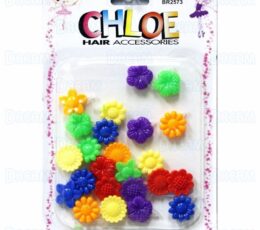 CHLOE BARRETTE #72 2PC SUNF MINI ASSORTED