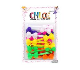 CHLOE BARRETTES RIBBON 24PCS