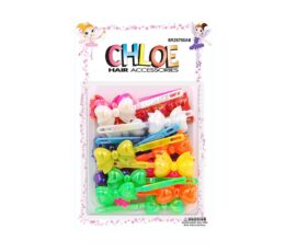 CHLOE BARRETTES RIBBON 24PCS SAB