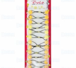 CHLOE PONYTAIL #2614 Yellow ASSORTED 12PCS