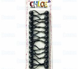 CHLOE PONYTAIL #2616 Black ONLY 12PCS