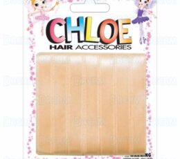 CHLOE HAIR RIBBON Beige 7PC 0.375″