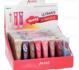 MAXI LIP GLOSS ULTIMATE HONEY VIT E 64PCS