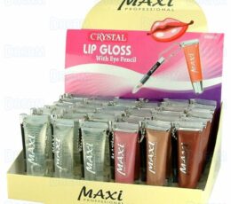 MAXI LIP GLOSS CRYSTAL with Pencil 36PCS