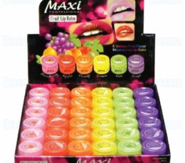 MAXI LIP BALM FRUIT 6 FLAVOR 36PCS