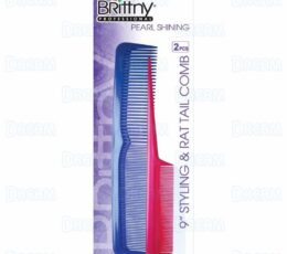 Brittny 9″ Styling Rat Tail Comb Combo