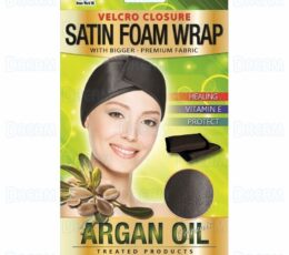 DREAM ARGAN OIL SATIN FOAM WRAP VELCRO Black