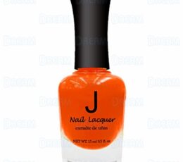 J NAIL POLISH #002 NEON Orange 6PCS