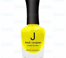 J NAIL POLISH #003 NEON Yellow 6PCS