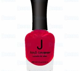 J NAIL POLISH #018 Red 6PCS