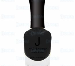 J NAIL POLISH #024 Black 6PCS