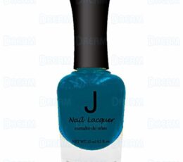J NAIL POLISH #035 TEAL BLUE 6PCS
