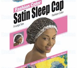 DREAM WOMENS SATIN SLEEP CAP FLORAL ASSORTED