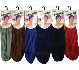 DREAM WOMENS TURBAN HAT Dark COLOR ASSORTED