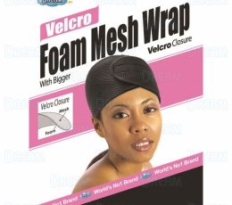 DREAM WOMENS FOAM MESH WRAP VELCRO Black